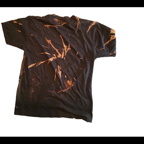 Texas ATM Aggies Reverse Tie Dye Grunge T-Shirt - Picture 2 of 3